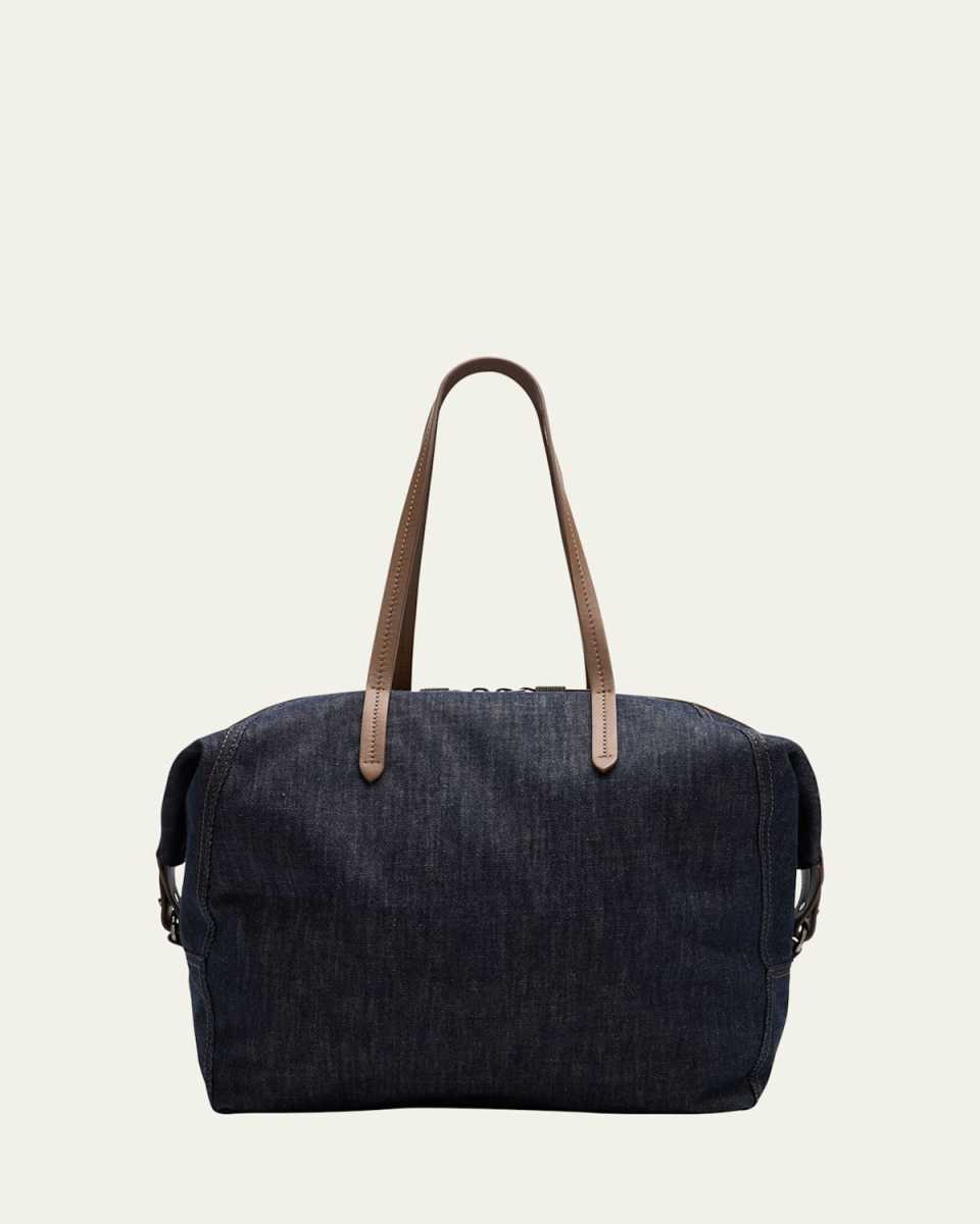 Duo Denim Traveler Shoulder Bag